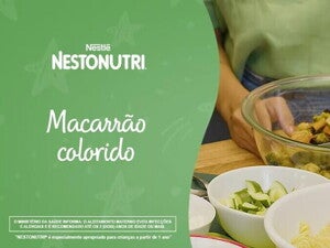 macarrão colorido