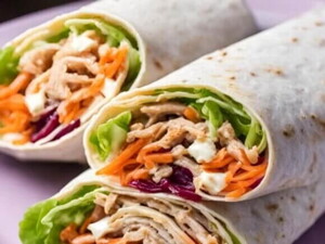 Wrap colorido com Nanlac