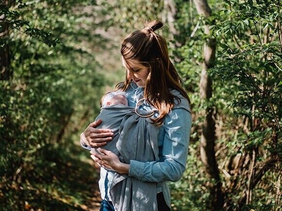 mamãe e bebê 