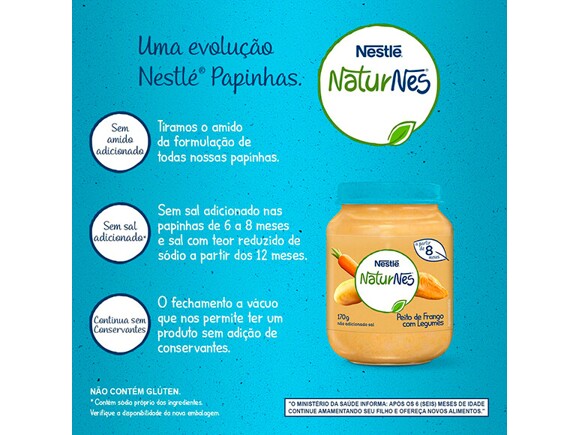PDP-Naturnes Papinha de Peito de Frango com Legumes banner