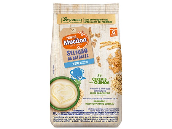 Pack Mucilon Seleção 5 Cereais com Quinoa frente