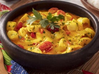 Moqueca de Banana da Terra com Palmito