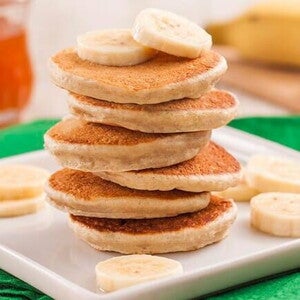 Panqueca de Banana para Crianças Panqueca de Banana para Crianças