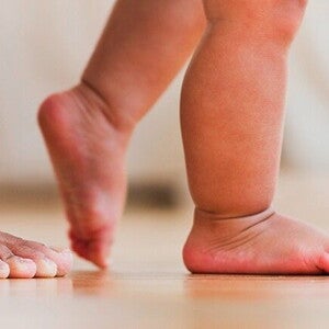 Quando o bebê começa a andar