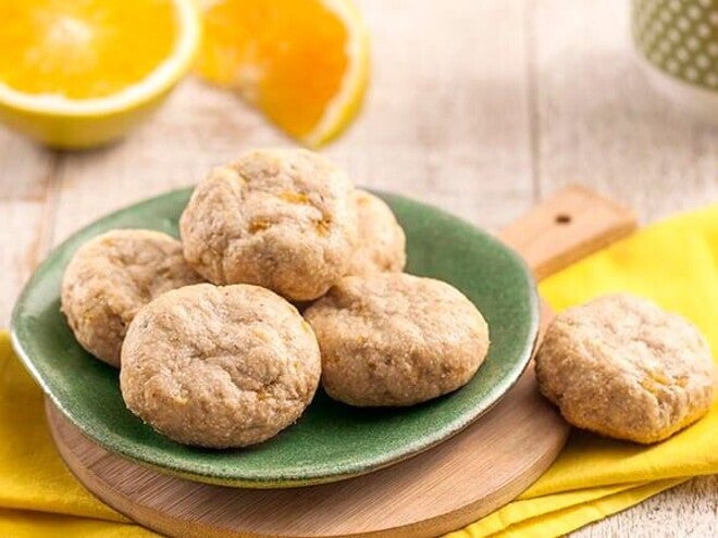 Biscoitinhos de Banana com Laranja Biscoitinhos de Banana com Laranja