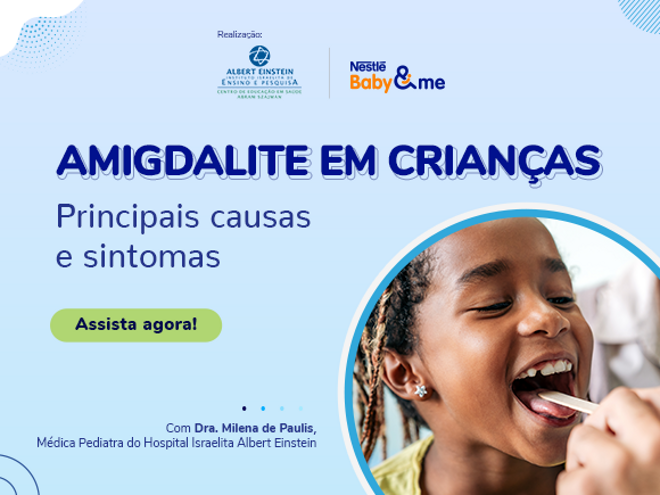 Amigdalite em crianças: quais são os principais sintomas e como é o tratamento?