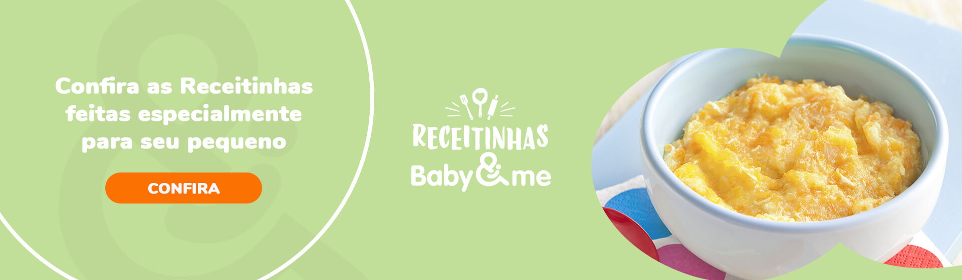 Banner Receitinhas Baby and Me