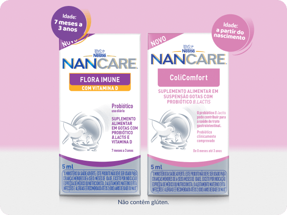 NANCARE® ColiComfort + NANCARE® Flora Imune com Vitamina D NANCARE® ColiComfort + NANCARE® Flora Imune com Vitamina D