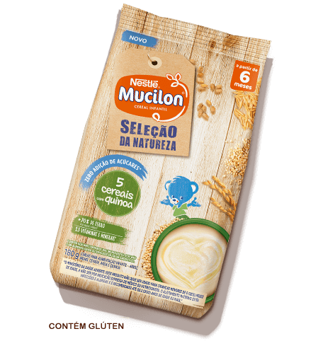 Mucilon® 5 Cereais com Quinoa Seleção da Natureza